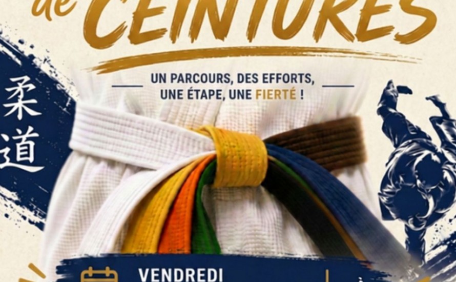 Remise de ceintures 26 juin 2026 à 18h00