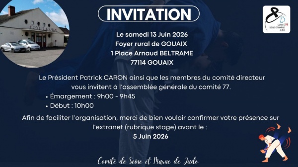 AG COMITE DE SEINE ET MARNE 2026